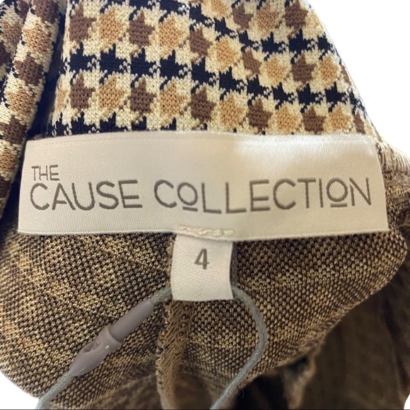 Cause Collection Trousers Size 4 Houndstooth - Picture 5 of 7